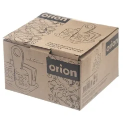 Salt- och pepparset, 3-delat, kryddningsset, saltkar + pepparskakare, servetthållare, WHITELINE ORION 153692