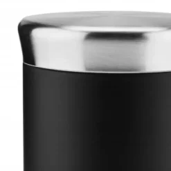 Salt- & Pepparströare-Saltkar salt krydda svart glas dekorativ 150 ml