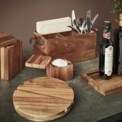 Salt- & Pepparströare-Saltkar Saltkub Akacia Scandinavian Home Design