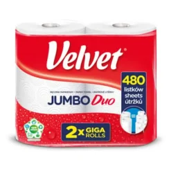 Sammets Jumbo Duo a'2 pappershandduk