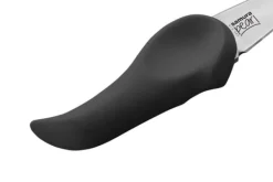 SAMURA Köksknivar-PEARL 3,0” Ostronkniv - Premium Japanskt Stål Svart Köksverktyg för Precisionsöppning av Skaldjur och Kulinarisk Förträfflighet