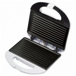 Brödrostar & Brödgrillar-Sandwichmaskin - EUROWEB - 700W - Vit - Ljusindikator - Grill