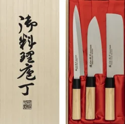 Köksknivar-SATAKE knivset, 3 st