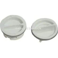 Sats med 2 vita sköljlock för Indesit SDL510P LTE14-3208 65515 Scholtes 3765 diskmaskin