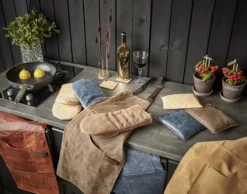 Förkläden-SCANDINAVIAN HOME Apron Vintage Leather HOME