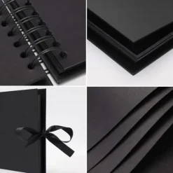 Förvaring Av Fotografier-Scrapbook-fotoalbum, DIY-fotoalbum med 12 pennor, 80 sidor, presenter till bröllopsresor