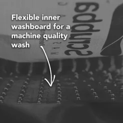 Tvättutrustning-SCRUBBA WASH BAG 13.5L Black, tvättpåse resa, drybag med inbyggd tvättbräda