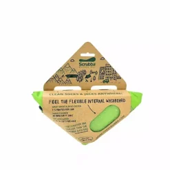 SCRUBBA WASH BAG MINI 3L Lime Green, tvättpåse resa, drybag inbyggd tvättbräda