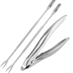 Matknäckare-Seafood gafflar och Cracker Set