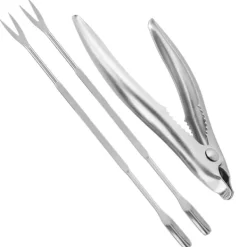 Matknäckare-Seafood gafflar och Cracker Set