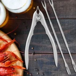 Matknäckare-Seafood gafflar och Cracker Set