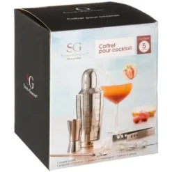 Verktygsset För Drinkar-Secret de Gourmet 5-delad cocktailprovningsbox