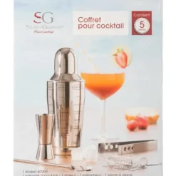 Verktygsset För Drinkar-Secret de Gourmet 5-delad cocktailprovningsbox