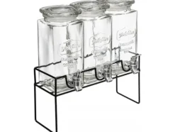 Dryckesautomater-Secret de Gourmet MODERN dryckesautomat på stativ, 3 x 1,5 L