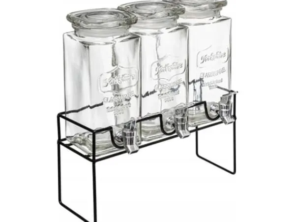 Dryckesautomater-Secret de Gourmet MODERN dryckesautomat på stativ, 3 x 1,5 L