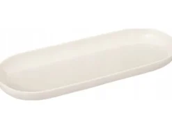 Serveringsfat & Skålar-Secret de Gourmet NORA snacksfat, stengods, design med fältblommor, 23 x 9 cm