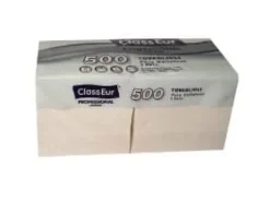 Servett ClassEur Professional 33x33 cm 1-lagig 500 st per förpackning Vit,8 st x 500 st/krt