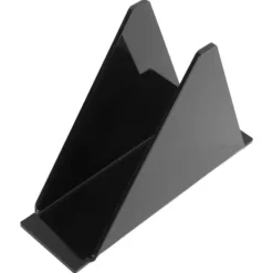 Köksorganiserare-Servetthållare för bord Akryl Farmhouse Servetthållare Upprätt vertikalt Matbord Servettautomat för kök Svart