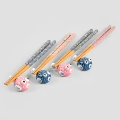 Matbestick-Set | KIOTO | sushipinnar med ställ | 8 st | 742941