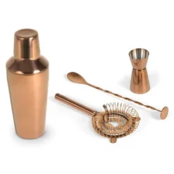 Verktygsset För Drinkar-SET COCKTAIL I STÅL IDÉ GÅVOSHAKER