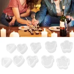 Sushimattor-10-set hushålls DIY sushiform innovativ barn picknick sjögräs risverktyg för kök