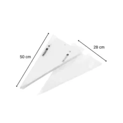 Set med 100 engångsspritsar 50 cm FM Professional