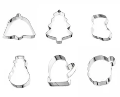 Kakformar-Set med 18 kakformar, 6 former, TADAR 2931