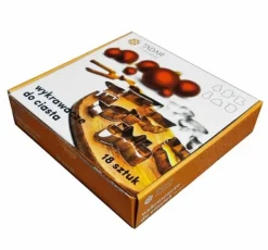 Kakformar-Set med 18 kakformar, 6 former, TADAR 2931