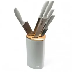 Köksknivar-SET MED 5 KÖKSKNIVAR I ETT HUSL-BLOCK 73964