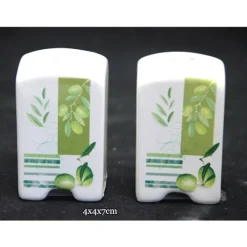 Set med 2 kryddburkar i keramik, OLIVE | DFC0851