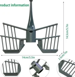 Vispar-Set med 2 visptillbehör - Fjärilsvisp - Svart, kompatibel med Vorwerk Thermomix TM5 TM31 TM6 - Byte av fjärilsvisp