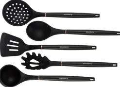 Set med köksknivar i ett block med köksredskap och en skärbräda, 12 delar, KLAUSBERG KB-7835