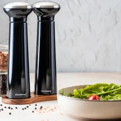Set med peppar- och saltkryddkvarnar KLAUSBERG KB-7705 svart saltkvarn