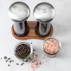 Set med peppar- och saltkryddkvarnar KLAUSBERG KB-7705 svart saltkvarn