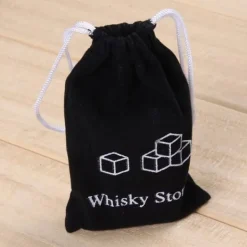 Whiskystenar-3set X 6st/set Whiskeyisstenar, återanvändbara isstenar för säkra drycker, med påse
