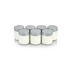 Severin - Set med 7 150 ml glasyoghurtkrukor