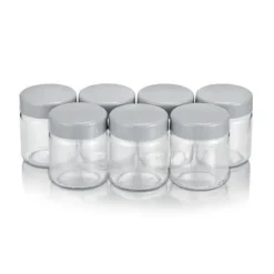 Severin - Set med 7 150 ml glasyoghurtkrukor