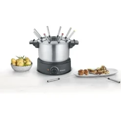 Severin Fondue - FO2473 - Kapacitet 1,4 l - Upp till 8 personer - Justerbar termostat - 1500 W