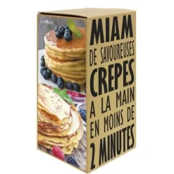 Shaker för pannkakor och crêpes - Cookut - Miam - Transparent - Svart - Glas