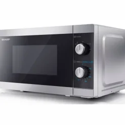 Sharp Microvågsugn 20l Mekanisk panel 800W Silver