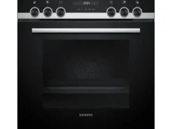 Siemens Spisar-HE517BBS4 + EI645CFB6E, Induktionshäll med zon, 4 zone(s), Glass-keramisk, Svart, Röra, 58,3 cm