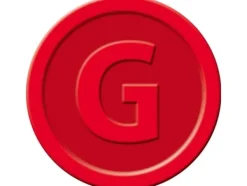 Sigel WM006, Rund, Polypropylen (PP), Röd, 2,5 cm, 25 mm, 25 mm