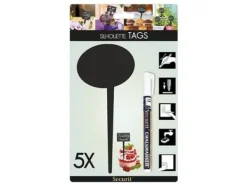 Sign Securit Boble 18x8x0,3 cm 5 st med vit markeringspenna, 6 st/förpackning