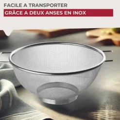 Durkslag & Silar-Sil durkslag - Fackelmann - 20 cm - Rostfritt stål - Praktisk för siktning och dränering