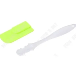Silicone Spatel - TECH DISCOUNT - Demonterbar - Lätt att Rengöra - Vit och Grön