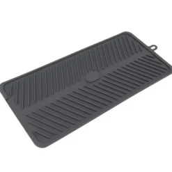 Diskställ & Torkställ-Silikon Dräneringsdyna Multifunktionell Vattentät Hopfällbar Värmebeständig Tjockare Silikon Disktorkmatta för Köksbar