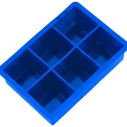 Silikon Isbitsmaskin 6 Hål Choklad Godisform Kök Matlagningsverktyg Mörkblå