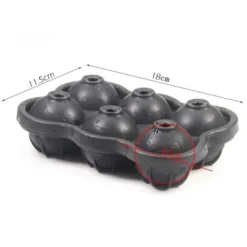 Isformar-Silikon Isbollsform – Isform för Isbollar Runda Isbitar Kulor