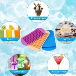 Isformar-Silikon Isform 160 Små Isbitar Svart