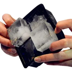 Isformar-Silikon Isform för 4 Stora Iskuber